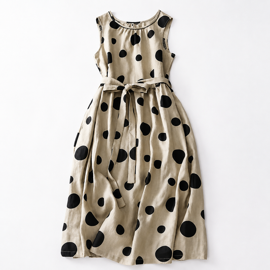 Rosalie Polka Dot Midi Dress