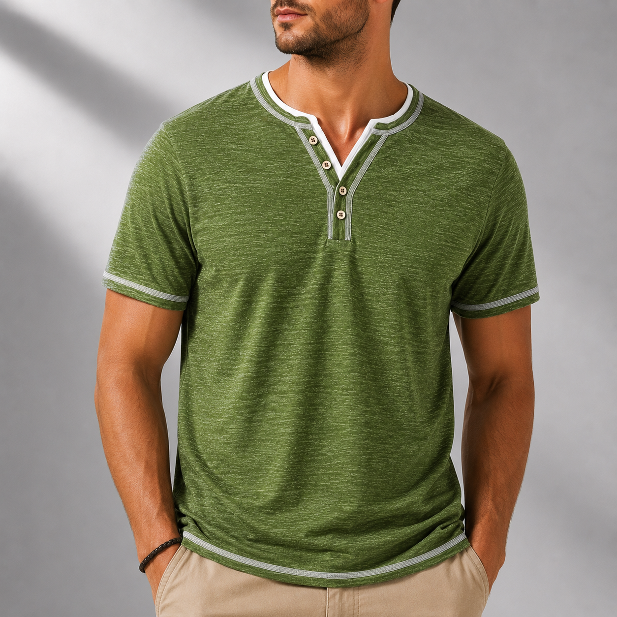 Santino Cotton Linen T-Shirt