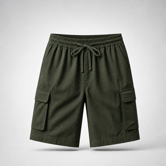 Arlo Relaxed Drawstring Cargo Shorts