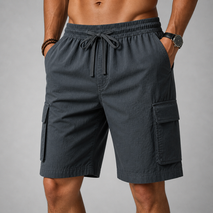 Arlo Relaxed Drawstring Cargo Shorts