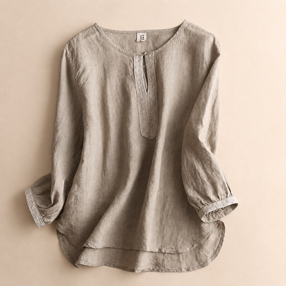 Fiora Cotton Linen Blouse
