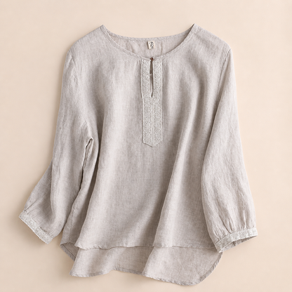 Fiora Cotton Linen Blouse