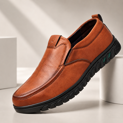 Titan Slip-On Leather Loafers