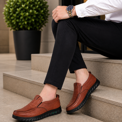 Titan Slip-On Leather Loafers