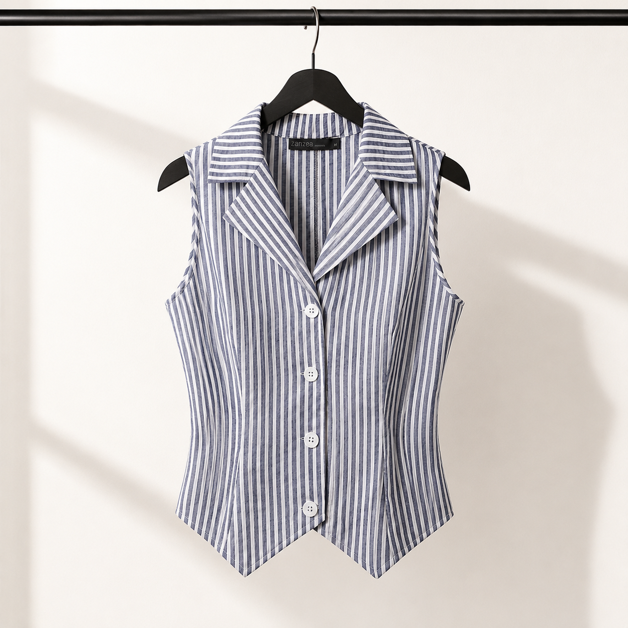 Camille Stripe Vest