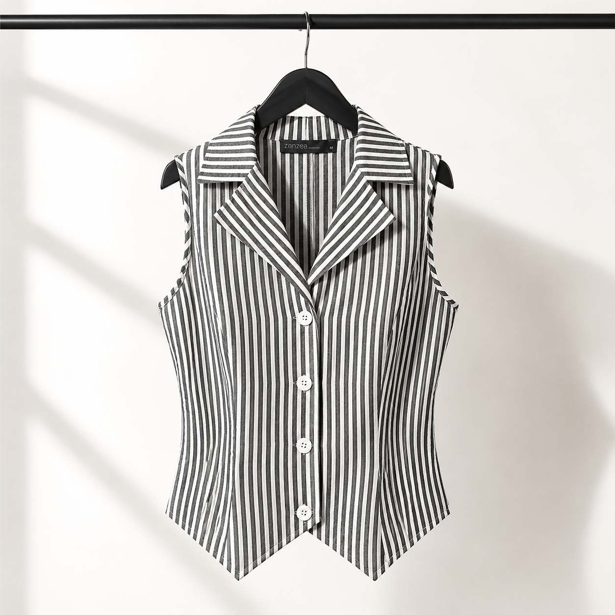 Camille Stripe Vest