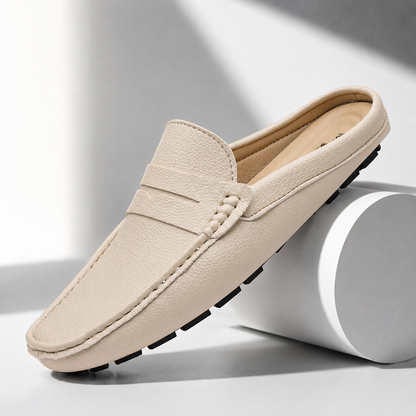Montero Leather Driving Mules