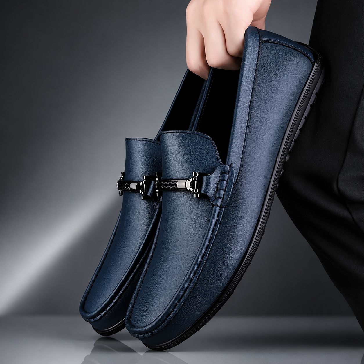 Verona Horsebit Leather Loafers