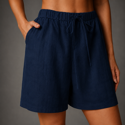 Liora Cotton Linen Shorts