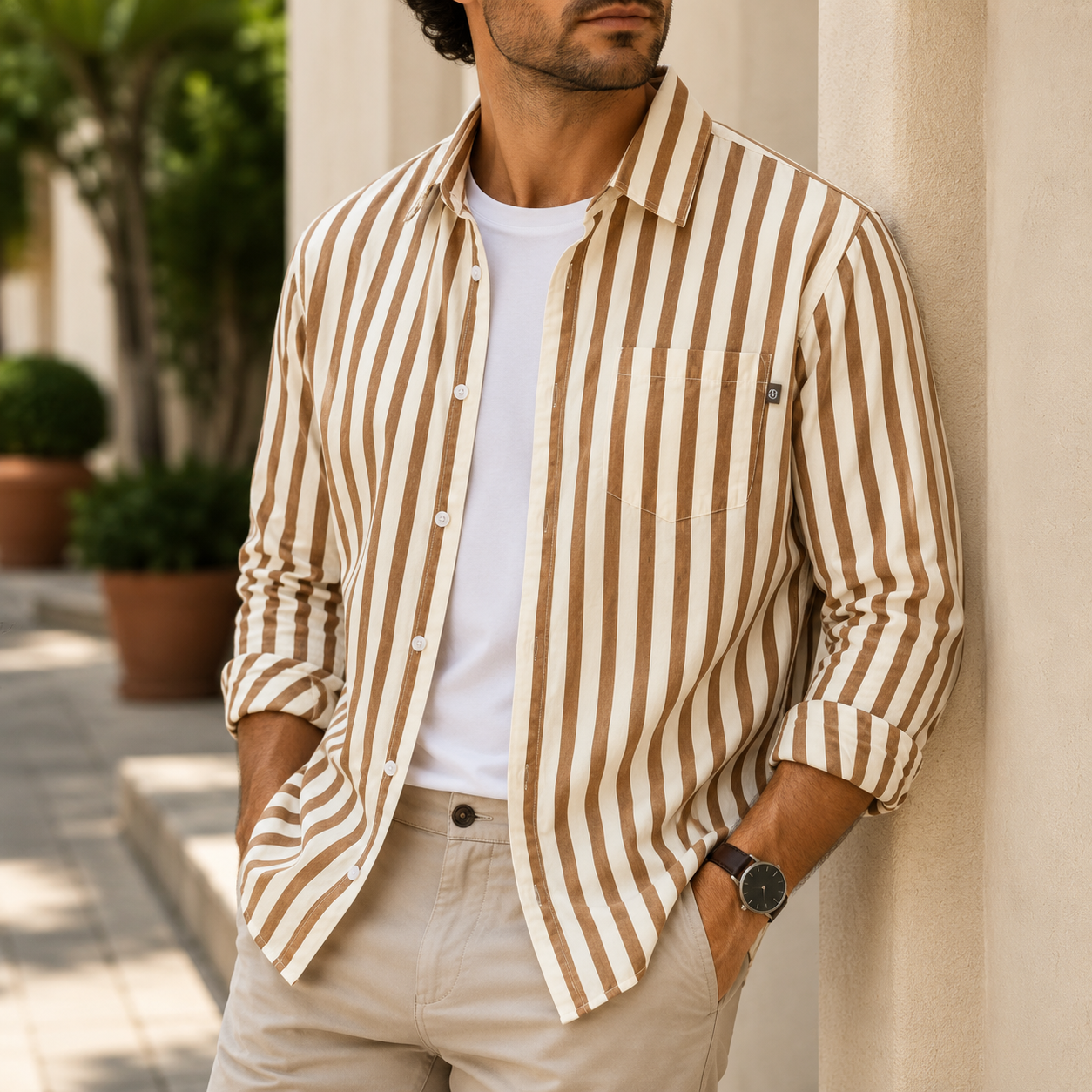 Westport Long Sleeve Stripe Shirt