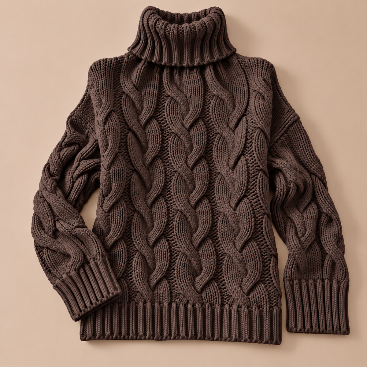 Sophie Cable-Knit Turtleneck Sweater
