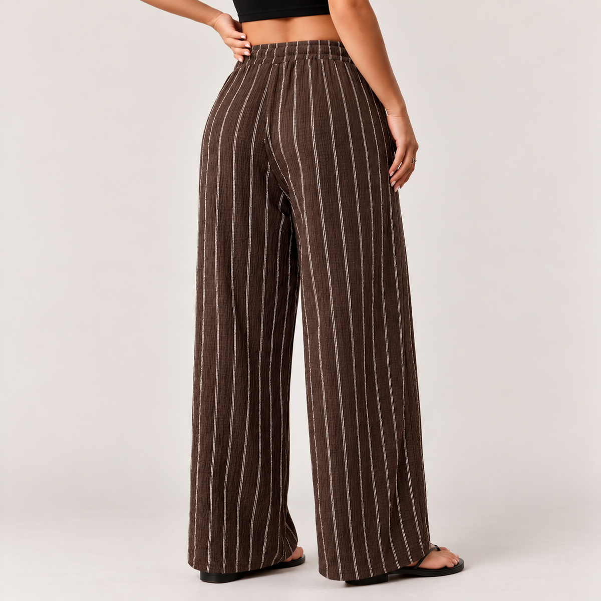 Sienna Striped Wide-Leg Pants