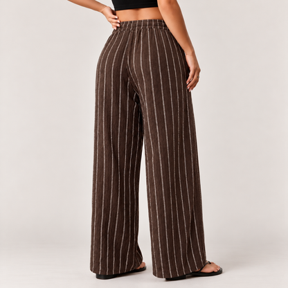 Sienna Striped Wide-Leg Pants