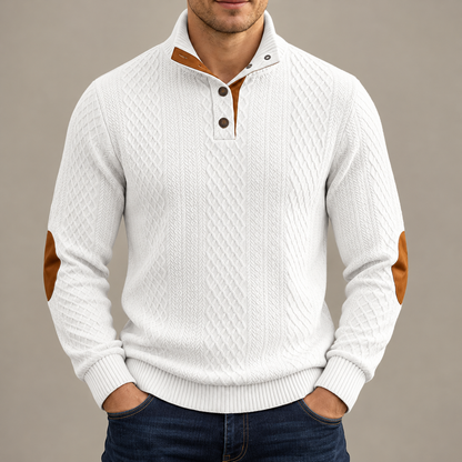 Harrison Cable-Knit Pullover Sweater