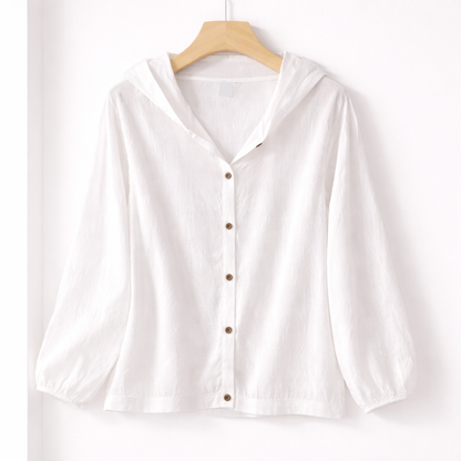 Cleo Linen Hoodie