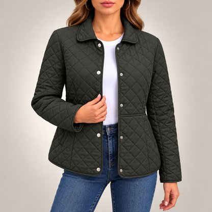 Clara Diamond-Quilted Jacket