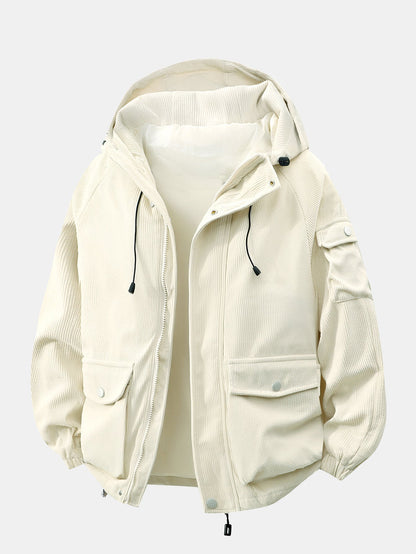 Hunter Corduroy Hooded Jacket