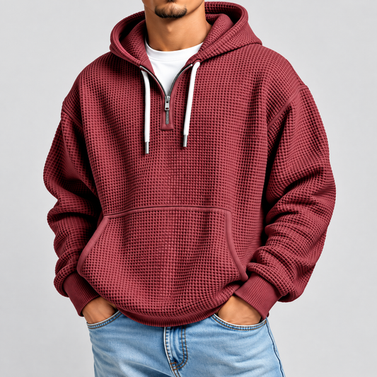 Mason Waffle Knit Hoodie