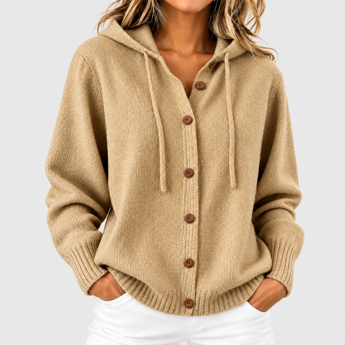 Sienna Knit Hoodie Cardigan