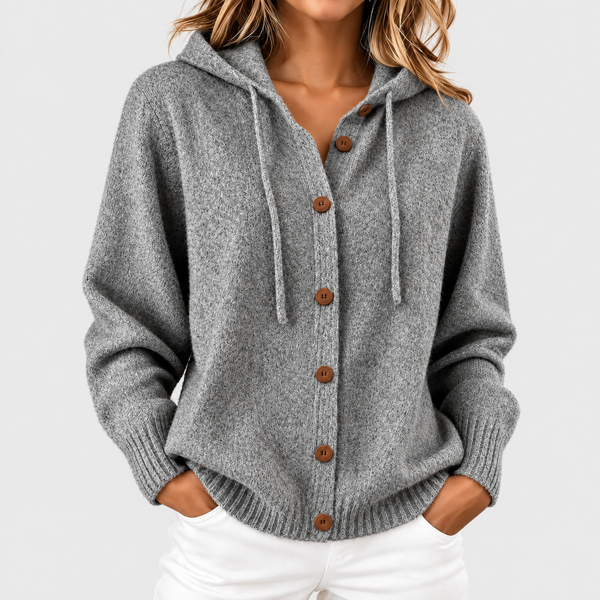 Sienna Knit Hoodie Cardigan