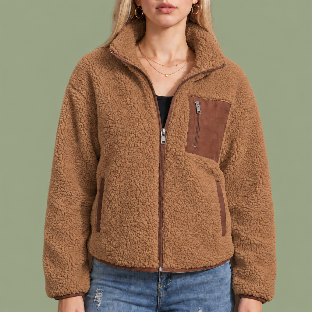 Elise Sherpa Fleece Jacket