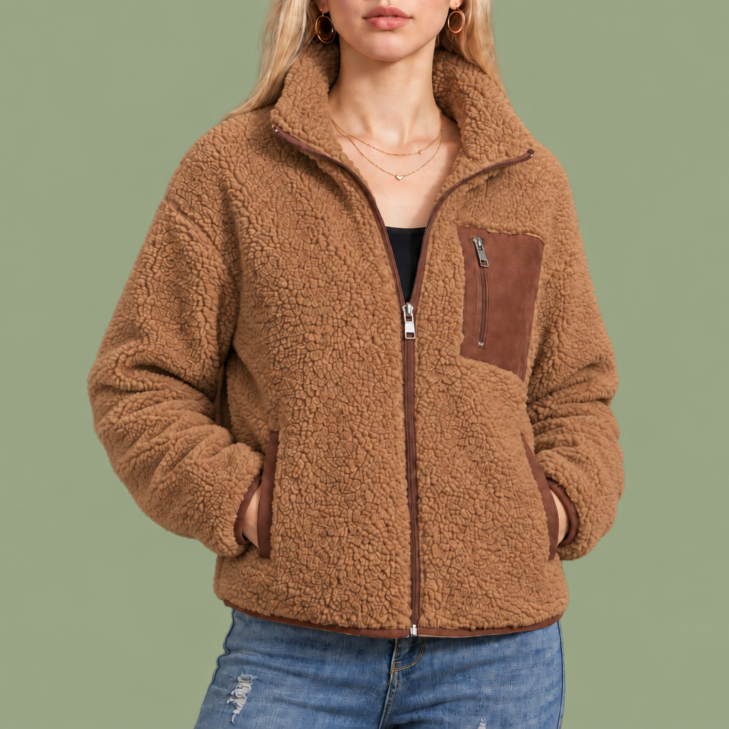 Elise Sherpa Fleece Jacket