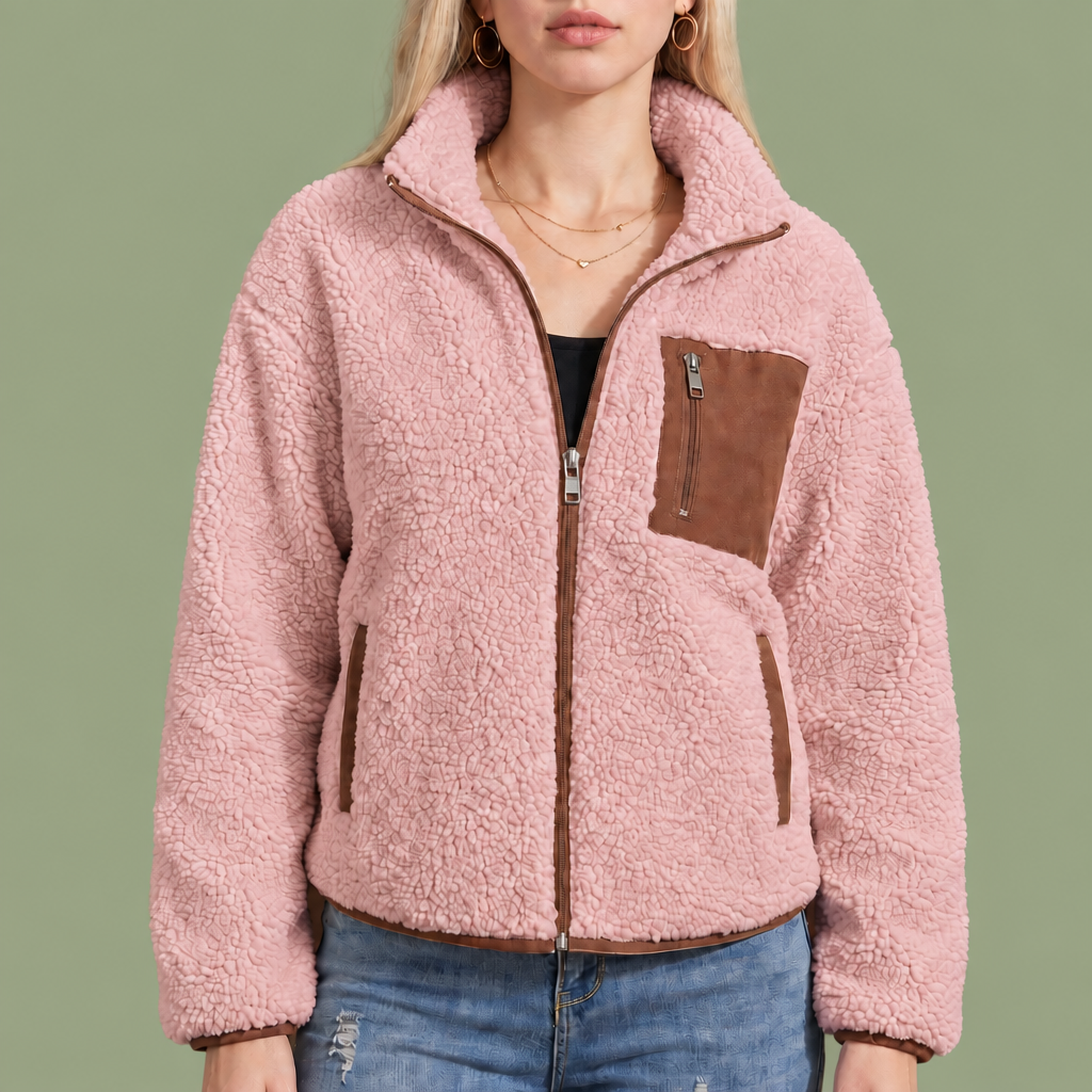 Elise Sherpa Fleece Jacket