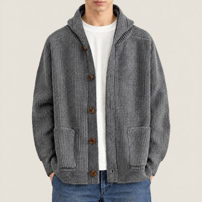 Hudson Hooded Knit Cardigan