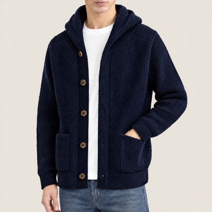 Hudson Hooded Knit Cardigan