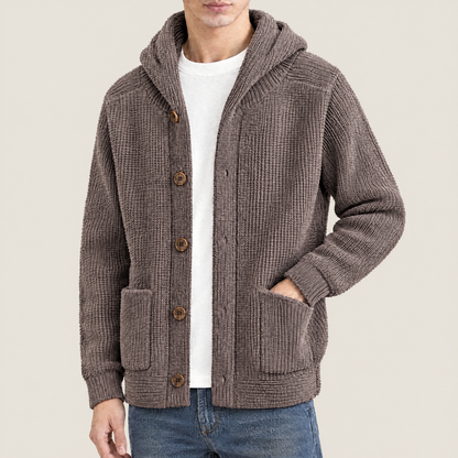 Hudson Hooded Knit Cardigan