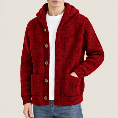 Hudson Hooded Knit Cardigan