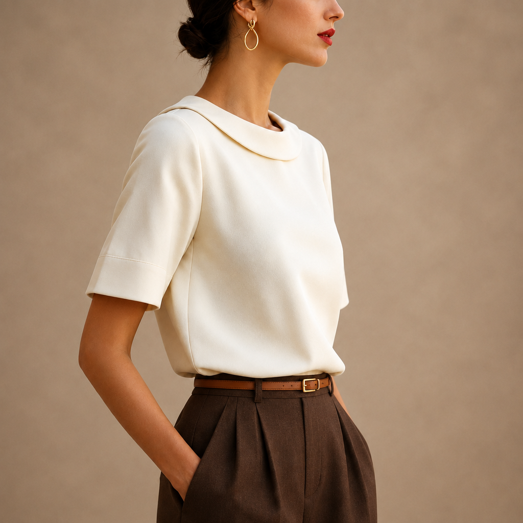 Camille Round Neck Blouse