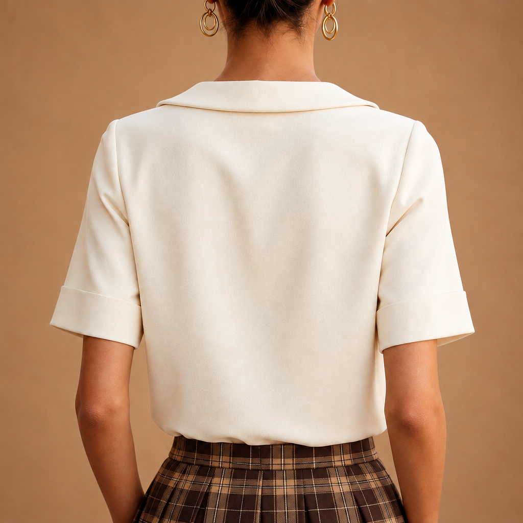 Camille Round Neck Blouse