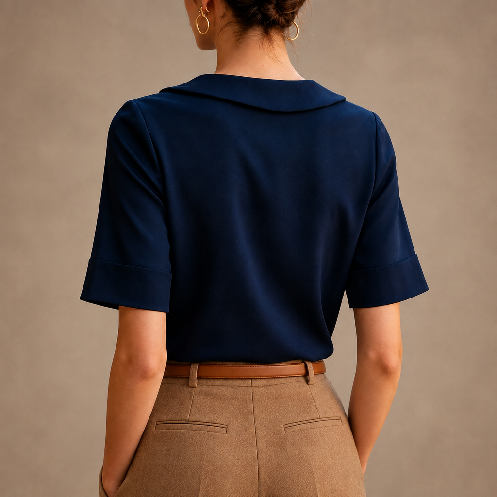 Camille Round Neck Blouse