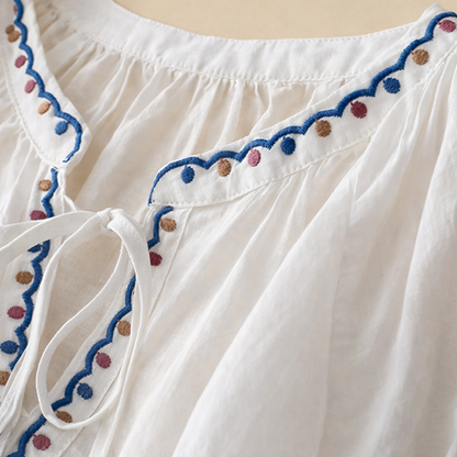 Emma Linen Blouse