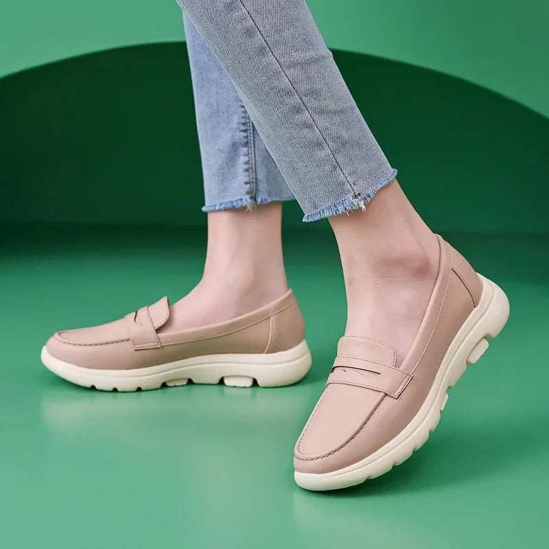 Florence Orthopedic Leather Loafers