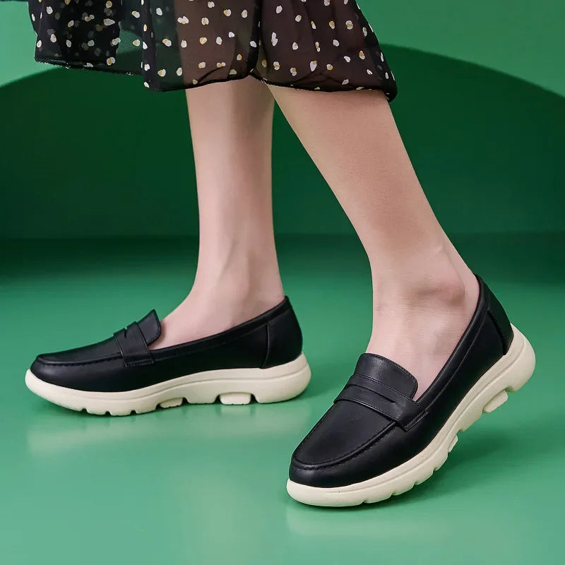 Florence Orthopedic Leather Loafers