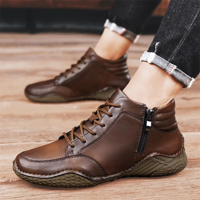 Frontier Leather Boots