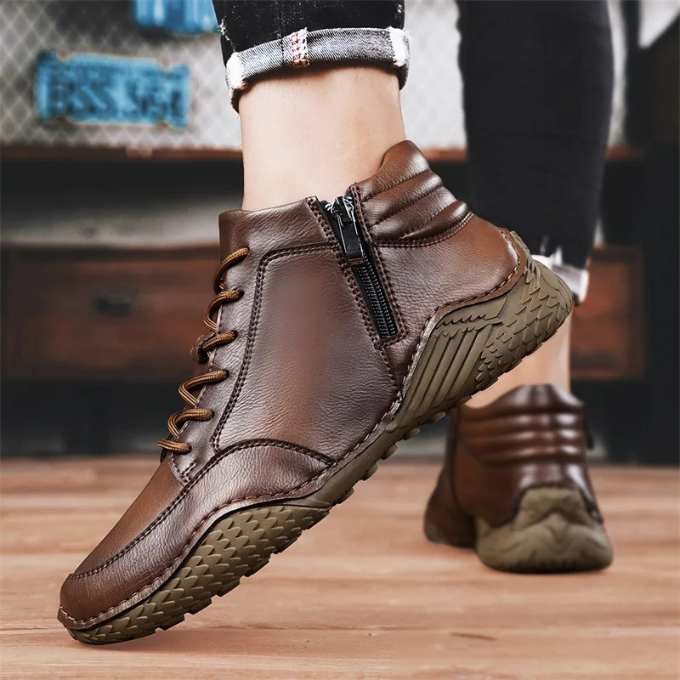 Frontier Leather Boots