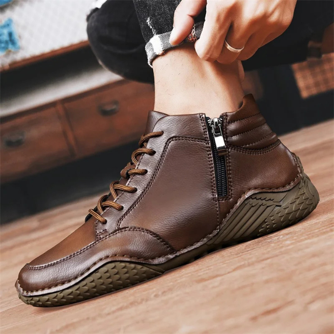 Frontier Leather Boots