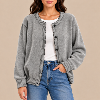 Isabella Ruffle Knit Cardigan