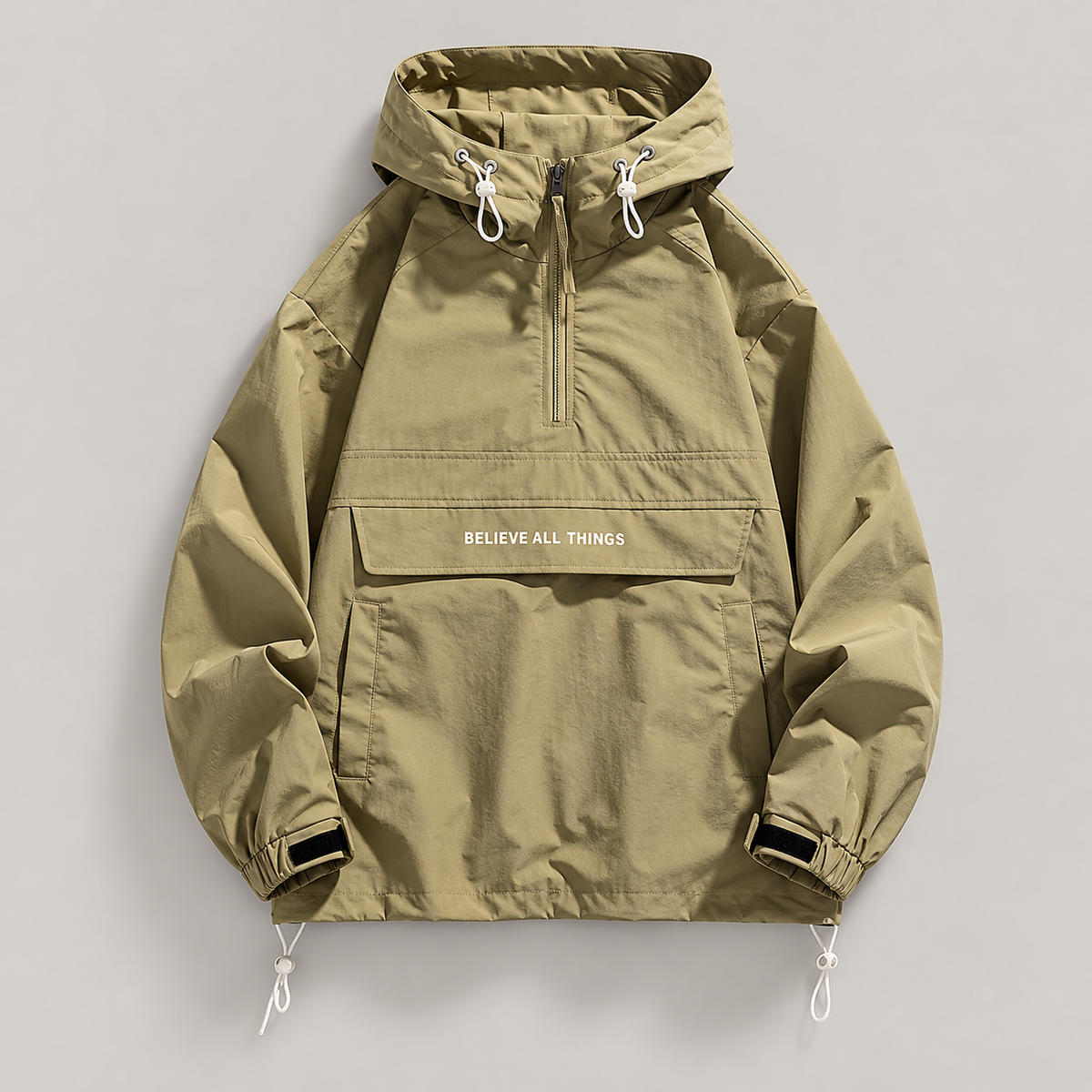 Mason Hooded Half-Zip Windbreaker