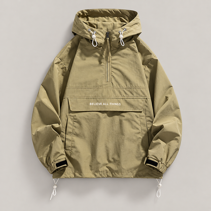 Mason Hooded Half-Zip Windbreaker