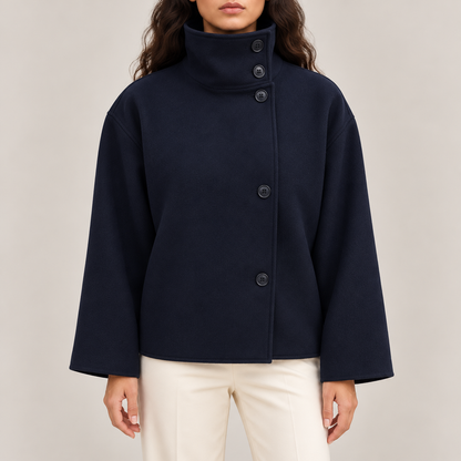 Sienna High Neck Pea Coat