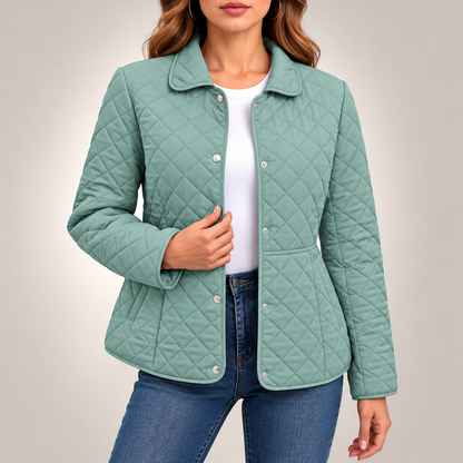 Clara Diamond-Quilted Jacket