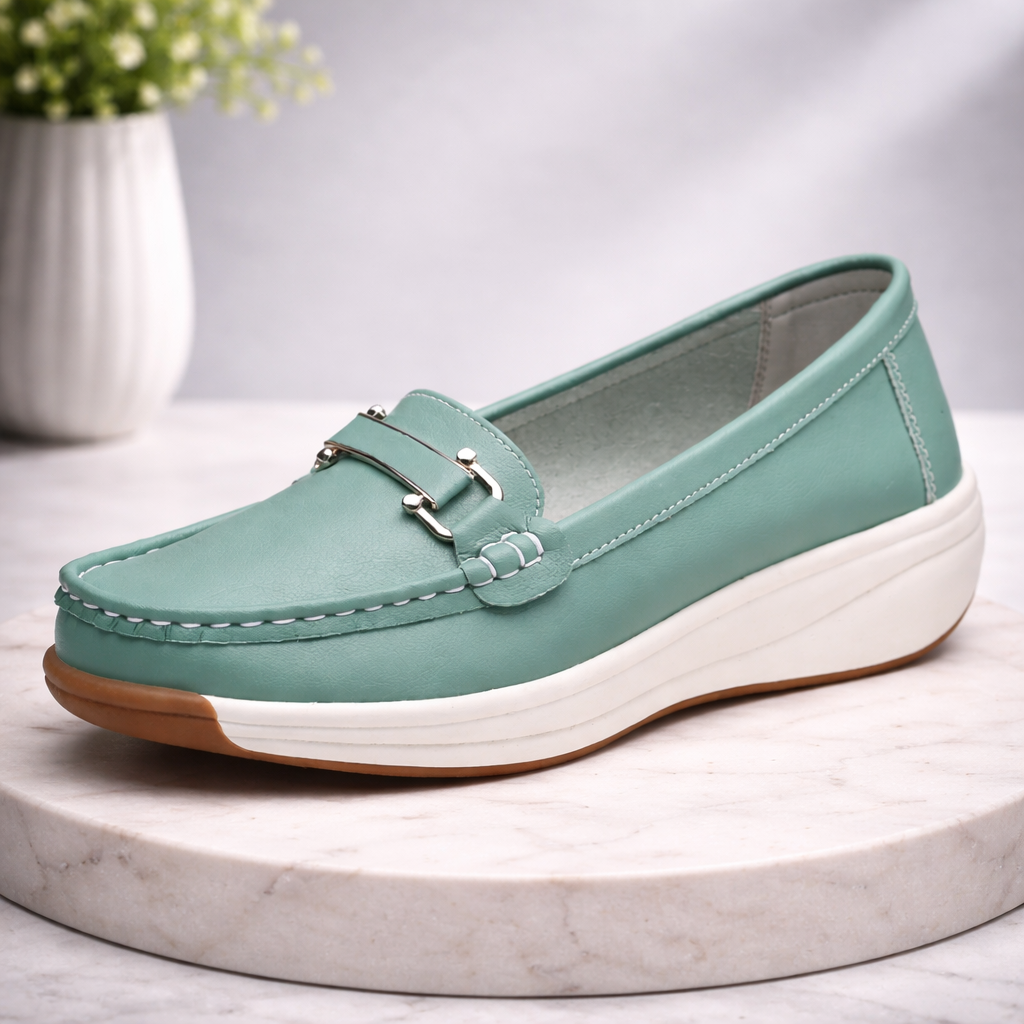Portia Orthopedic Leather Loafers