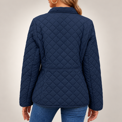 Clara Diamond-Quilted Jacket