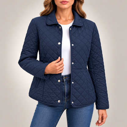 Clara Diamond-Quilted Jacket