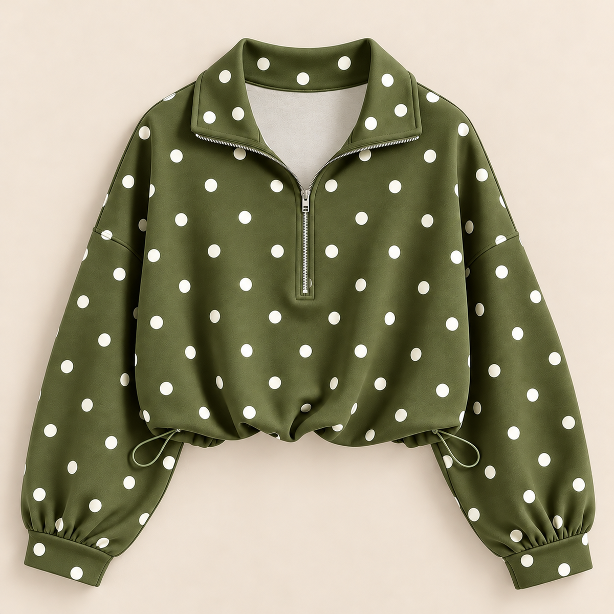 Ruby Polka Dot Pullover