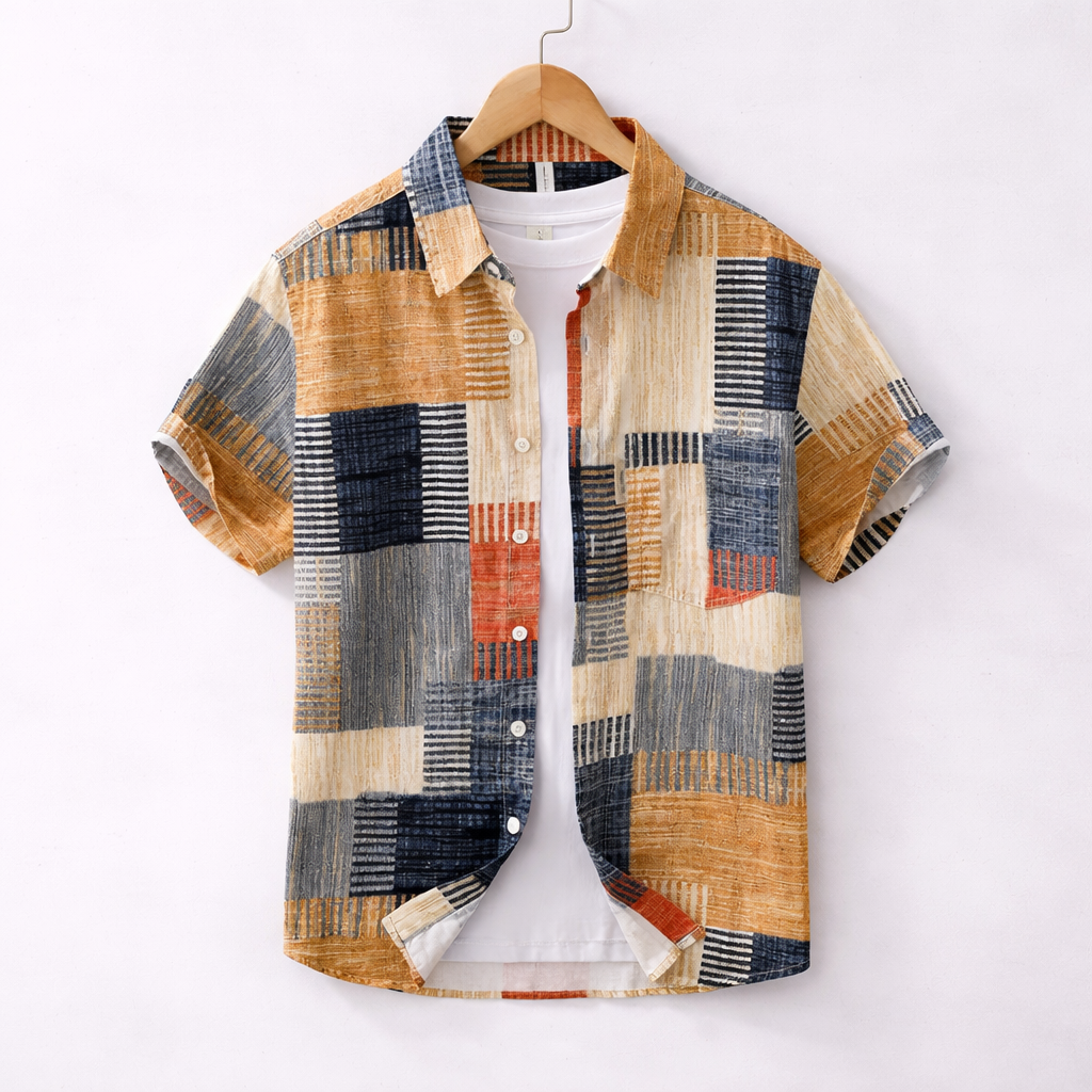 Harrison Patchwork Shirt